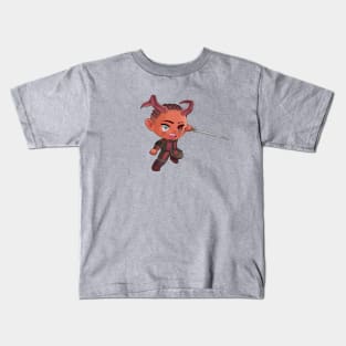 Wyll Baldur's Gate 3 Chibi Sticker, T-Shirt and more Kids T-Shirt